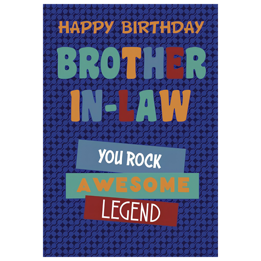 Happy Birthday Brother In-Law