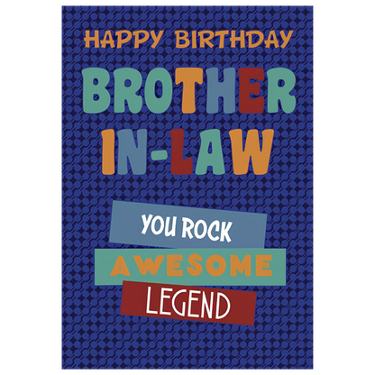 Happy Birthday Brother In-Law