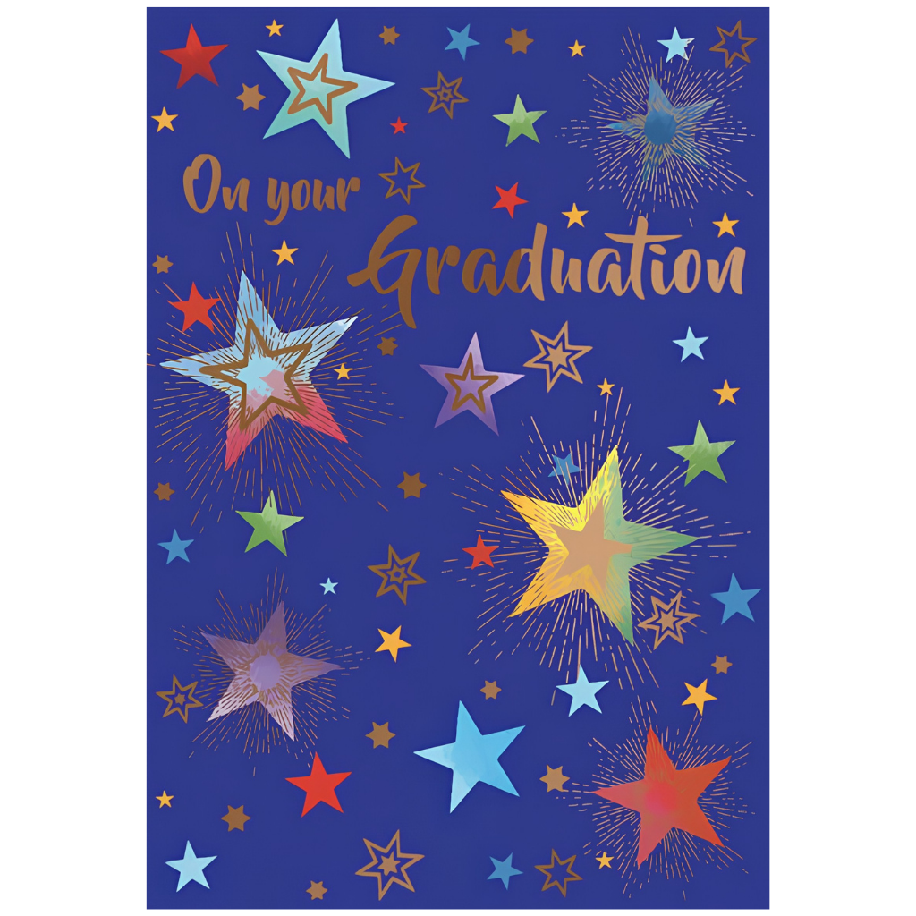 Graduation Coloured Stars
