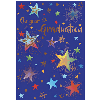 Graduation Coloured Stars