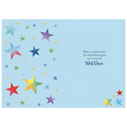 Graduation Coloured Stars