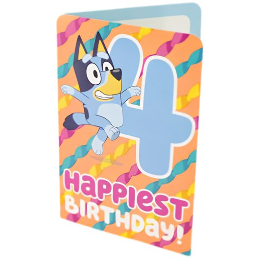 Happiest 4th Birthday Bluey