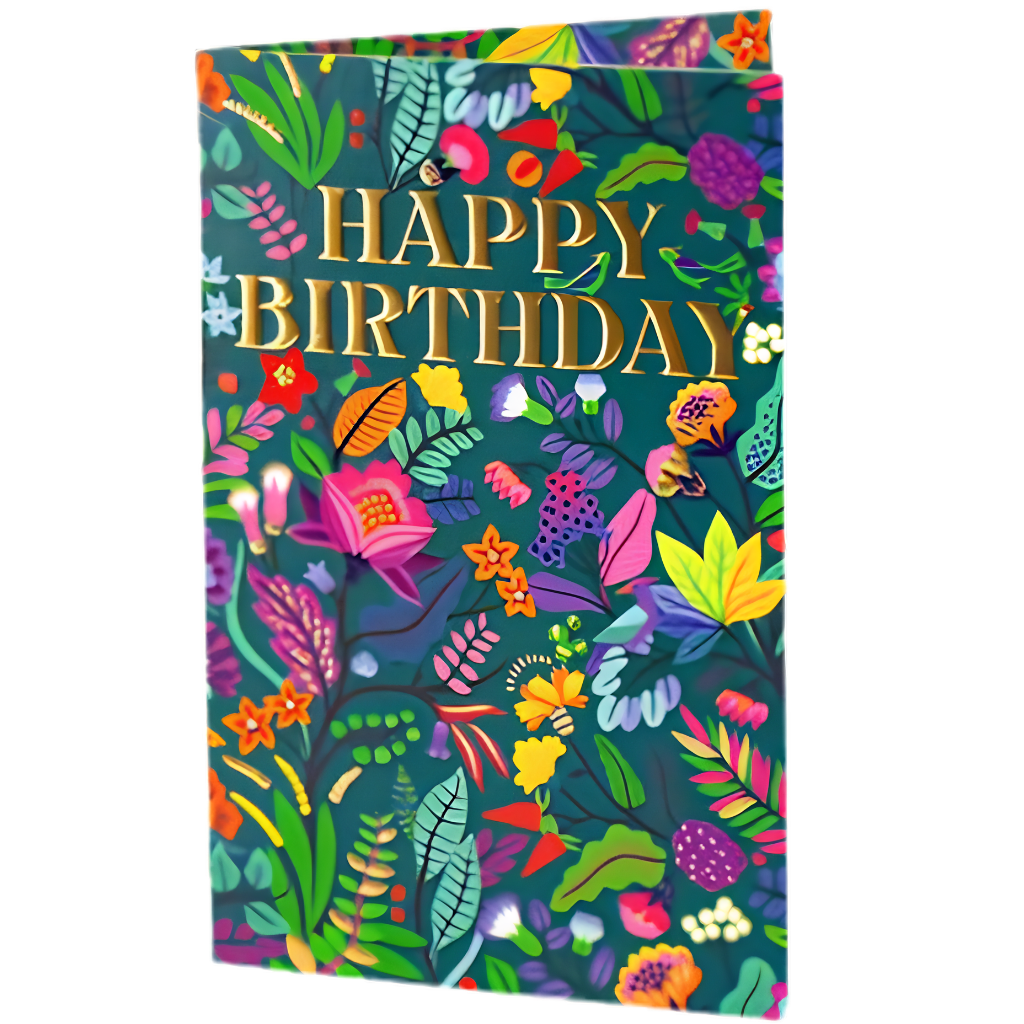 Happy Birthday, Jungle Foliage