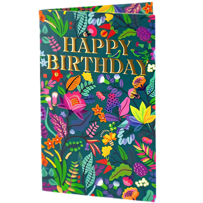 Happy Birthday, Jungle Foliage