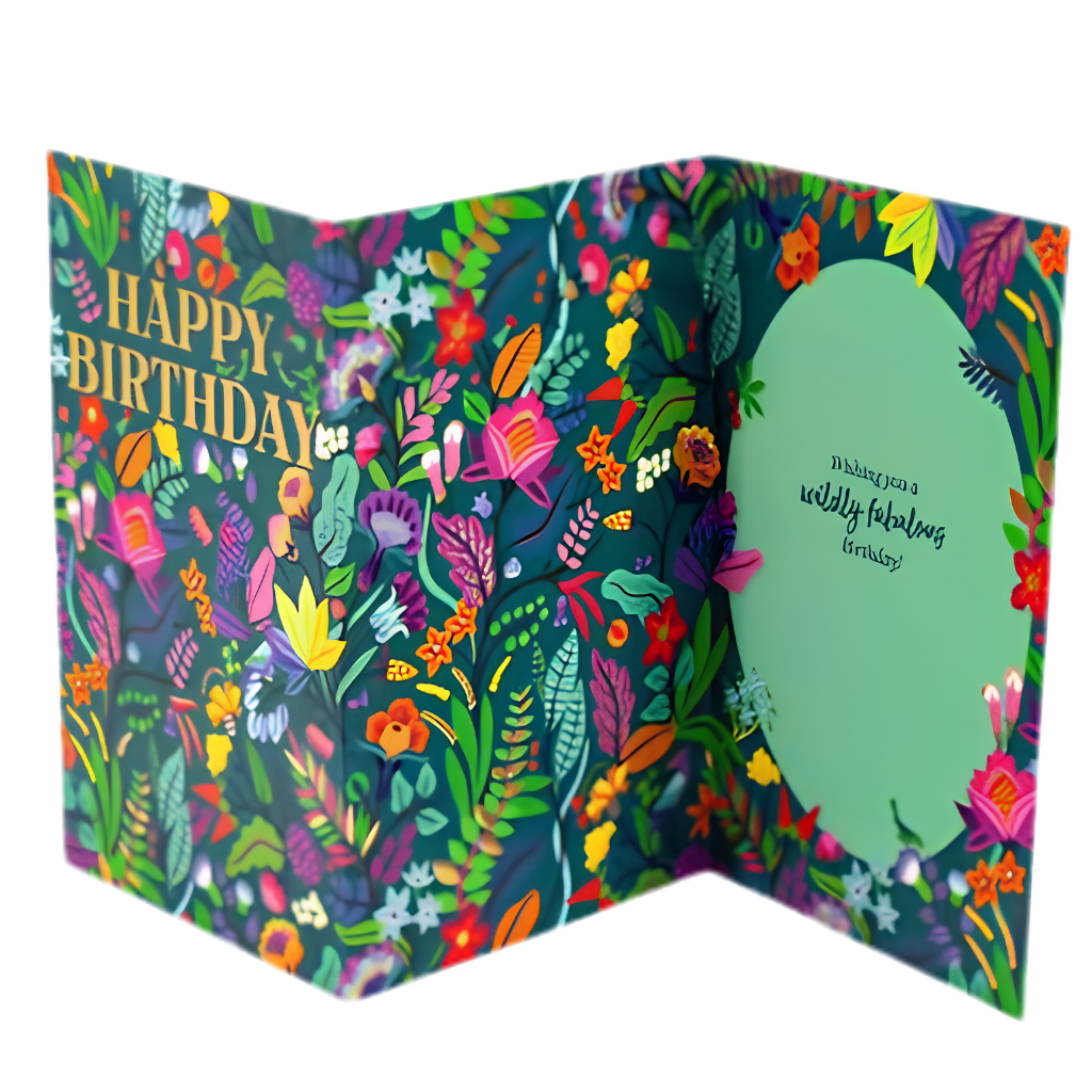 Happy Birthday, Jungle Foliage