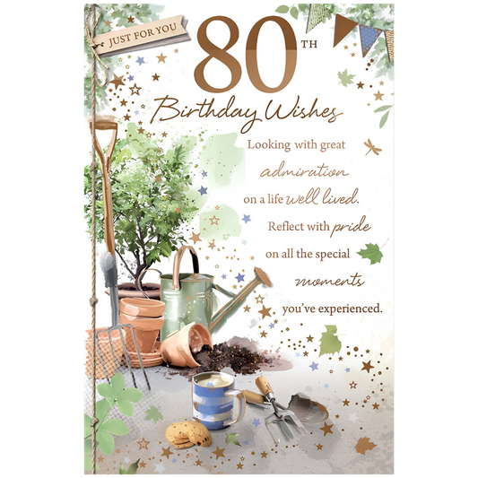 80th Birthday Wishes Just for You
