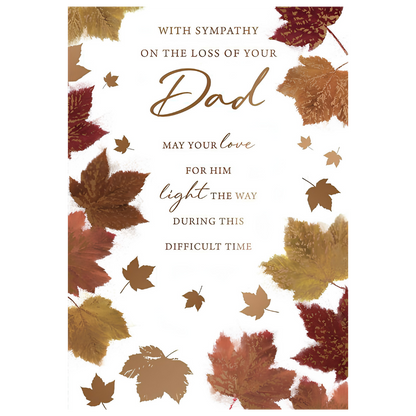 Loss of Dad Falling Autumn Leaves