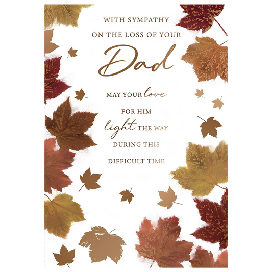 Loss of Dad Falling Autumn Leaves