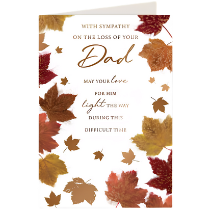 Loss of Dad Falling Autumn Leaves