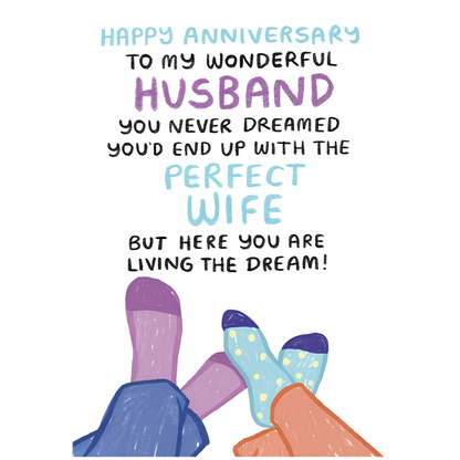 Anniversary Husband Living the Dream