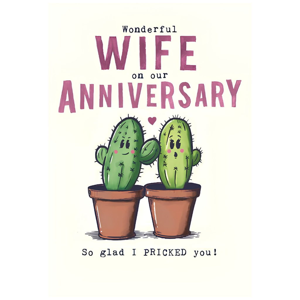 Anniversary Wife Glad I Pricked You