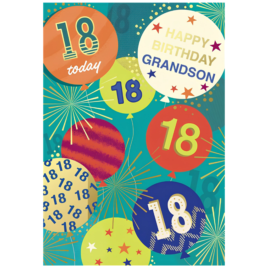 Grandson, 18 Today