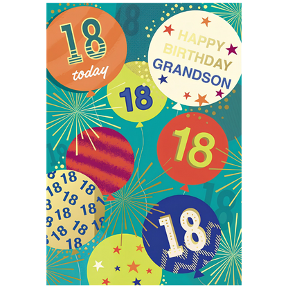 Grandson, 18 Today