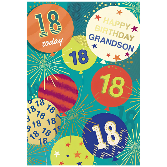 Grandson, 18 Today
