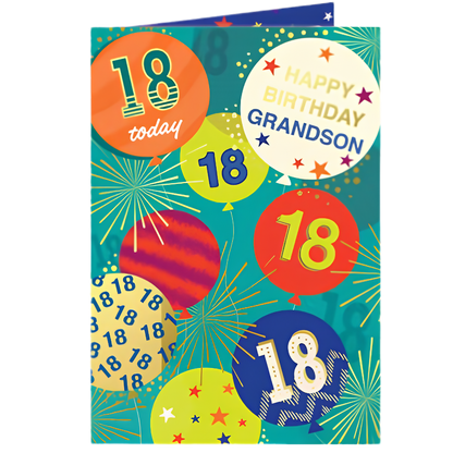 Grandson, 18 Today