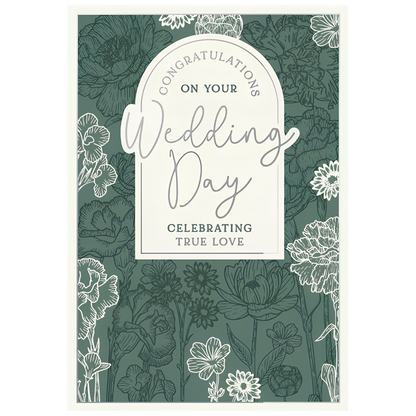 Wedding Floral Detail with Arch