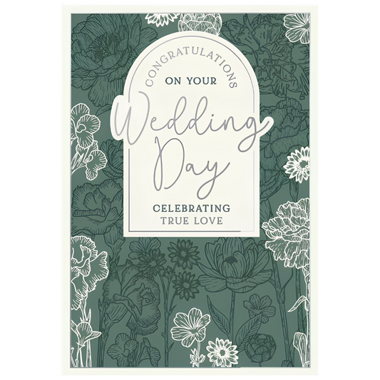 Wedding Floral Detail with Arch