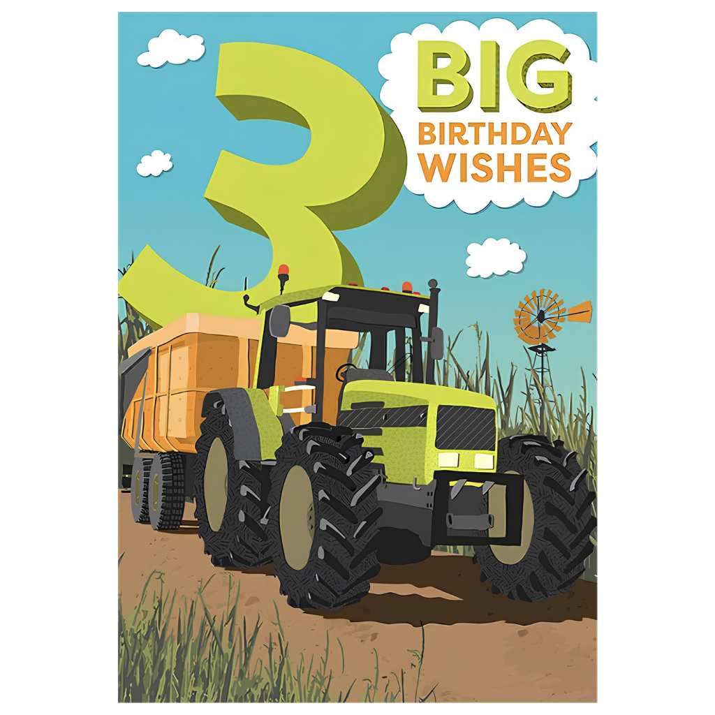 Age 3 Boy Tractor