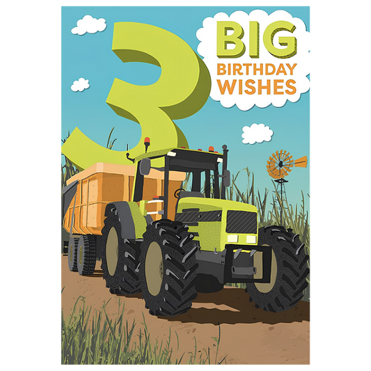 Age 3 Boy Tractor