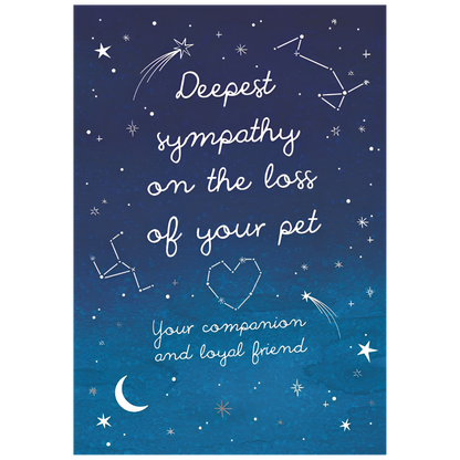 Loss of Pet Star Map 