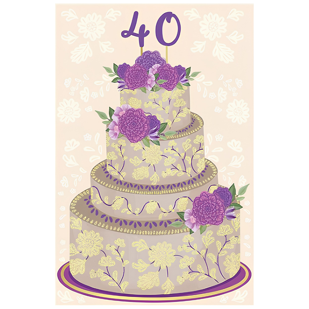40th Birthday Cake