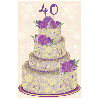 40th Birthday Cake