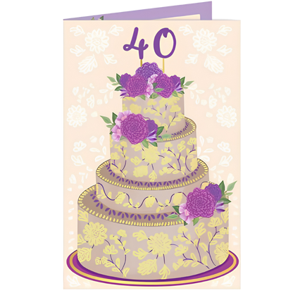40th Birthday Cake