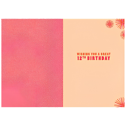 12, Happy Birthday