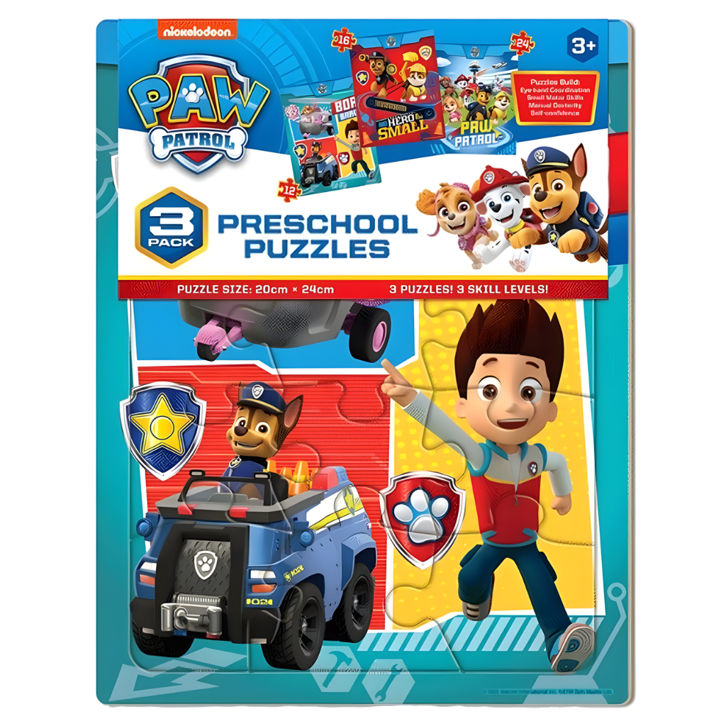 Paw Patrol Frame Tray Puzzles (3pk)