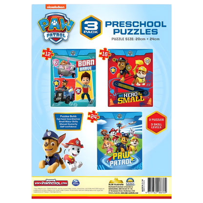 Paw Patrol Frame Tray Puzzles (3pk)