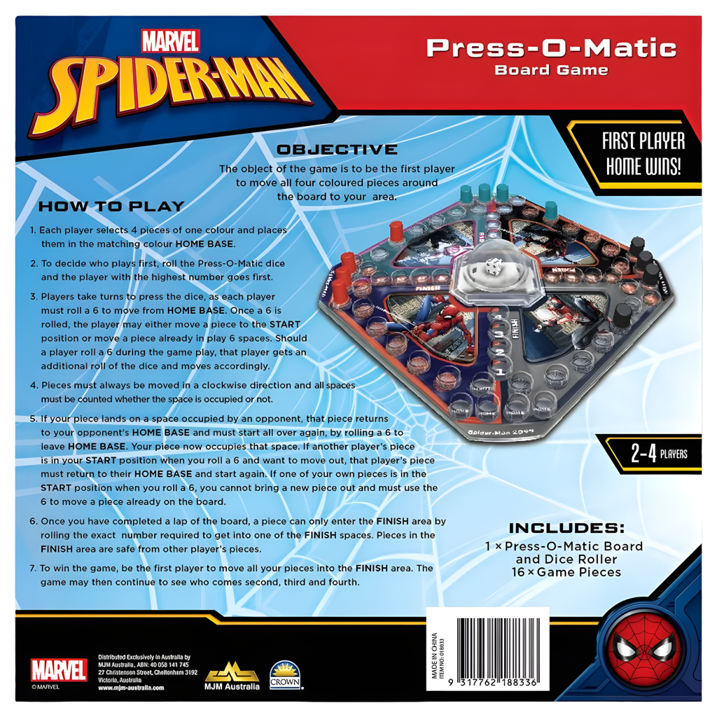 Press-O-Matic - Spiderman