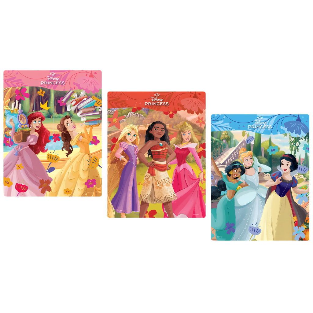 Disney Princess Frame Tray Puzzle 3pk