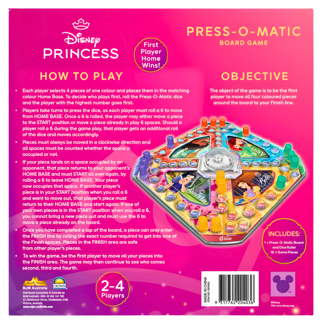 Press-O-Matic - Disney Princess