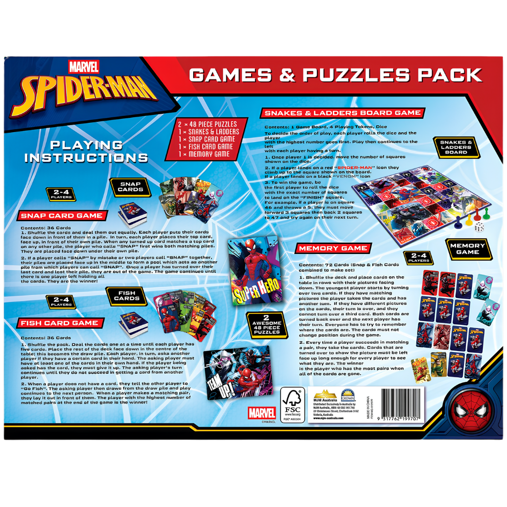 Spider-Man Games & Puzzles Pack