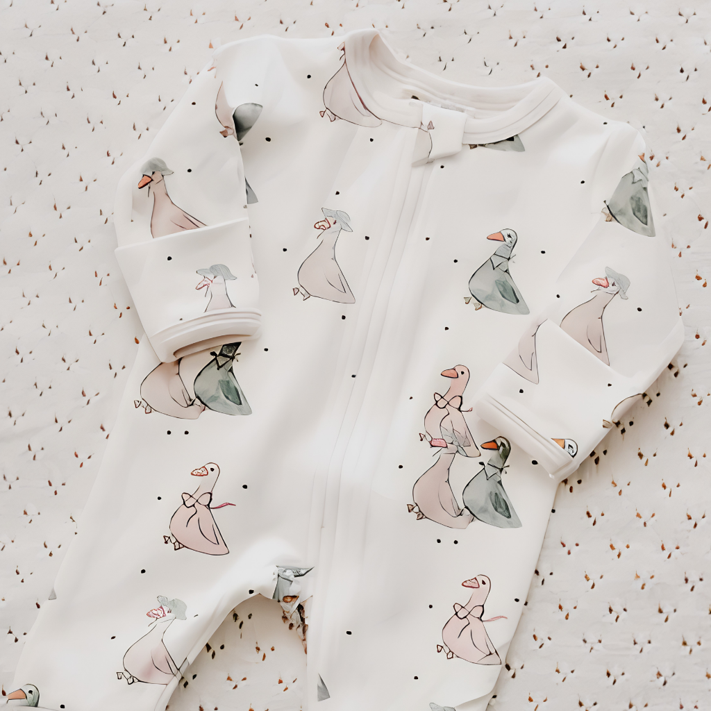 Bencer & Hazelnut Zipsuit  (Silly Goose) [Sz:000]