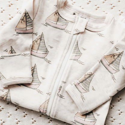 Bencer & Hazelnut Zipsuit (Sail Away) [Sz:000]