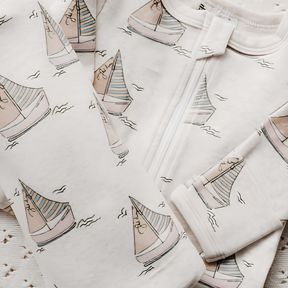 Bencer & Hazelnut Zipsuit (Sail Away) [Sz:0]