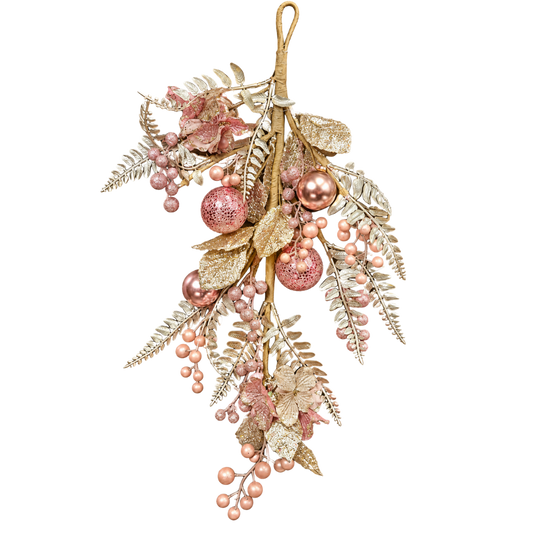 Pink Christmas Teardrop