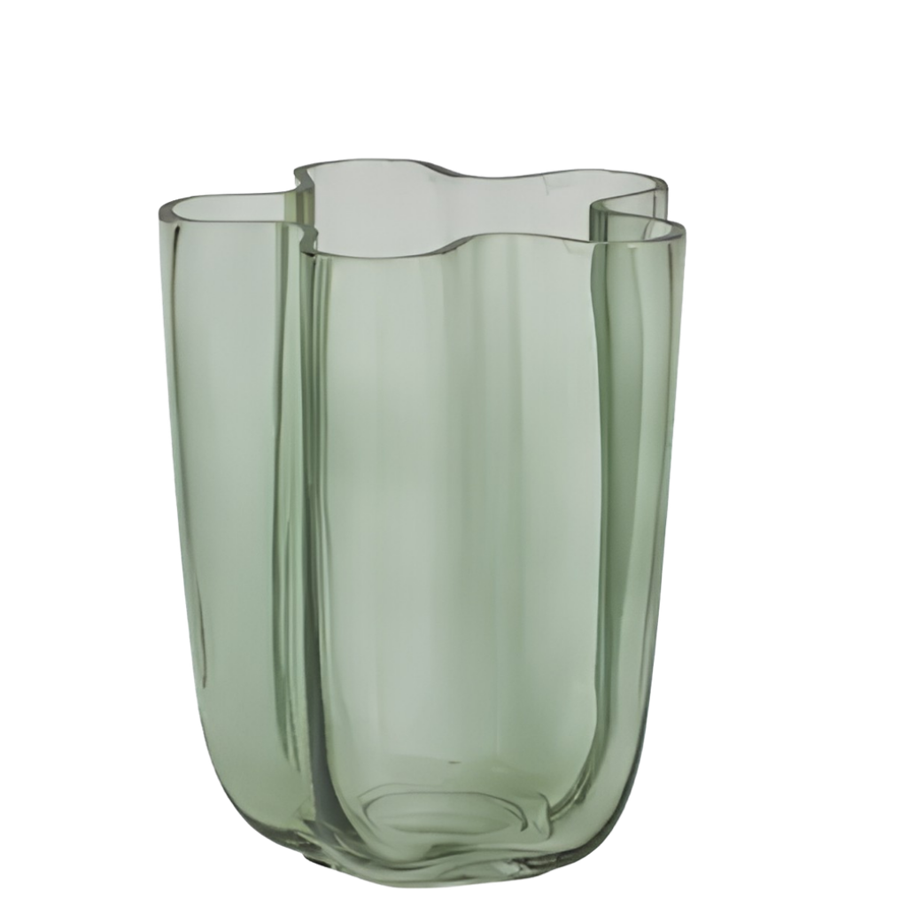 Miranda Glass Vase 15x20cm Mint