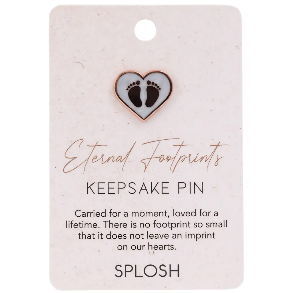 Keepsake Pin - Eternal Footprints