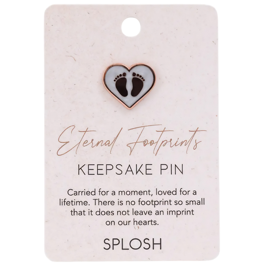 Keepsake Pin - Eternal Footprints