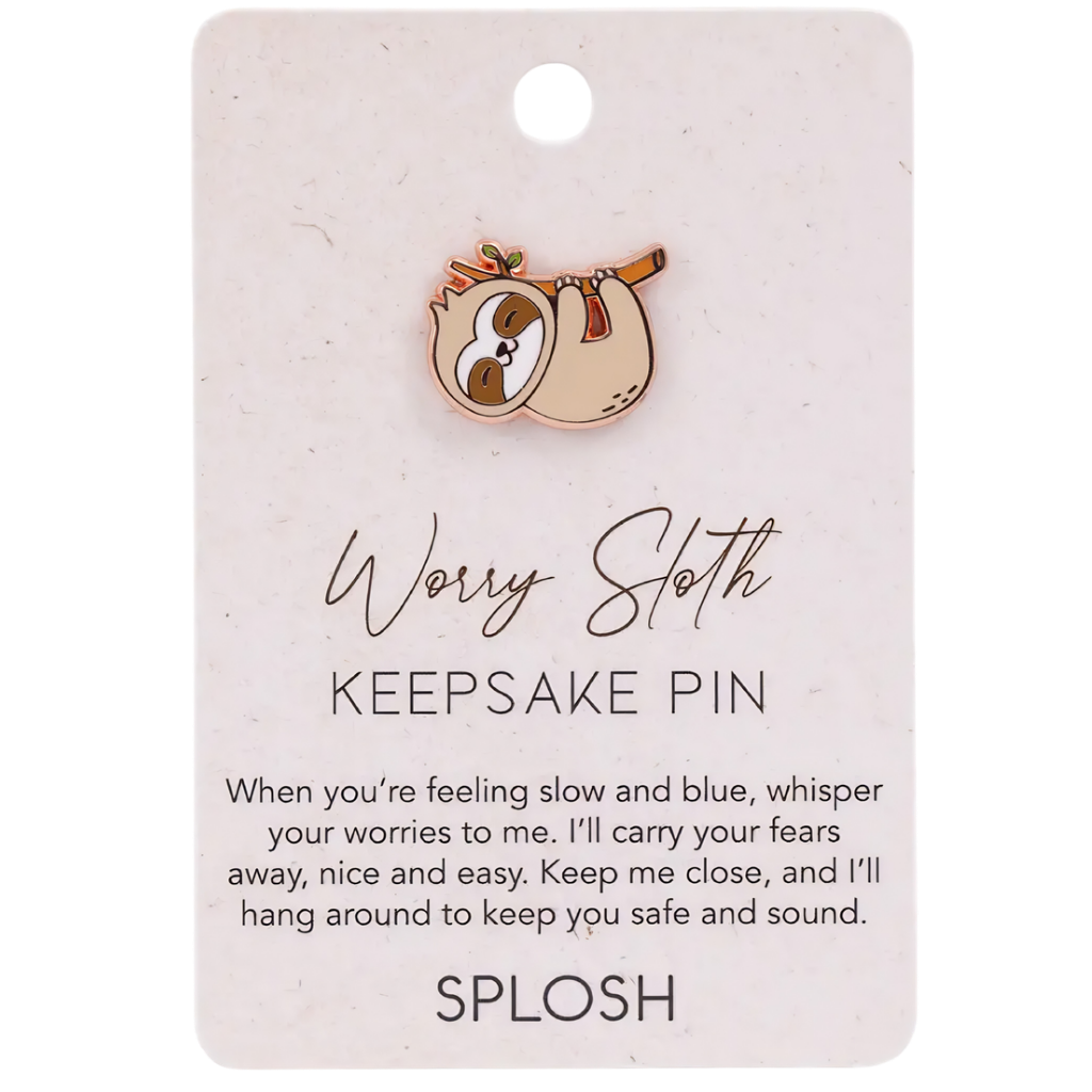 Keepsake Pin - Worry Sloth