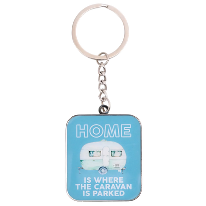 Caravan Home Keychain