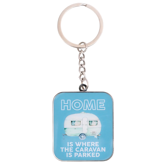 Caravan Home Keychain