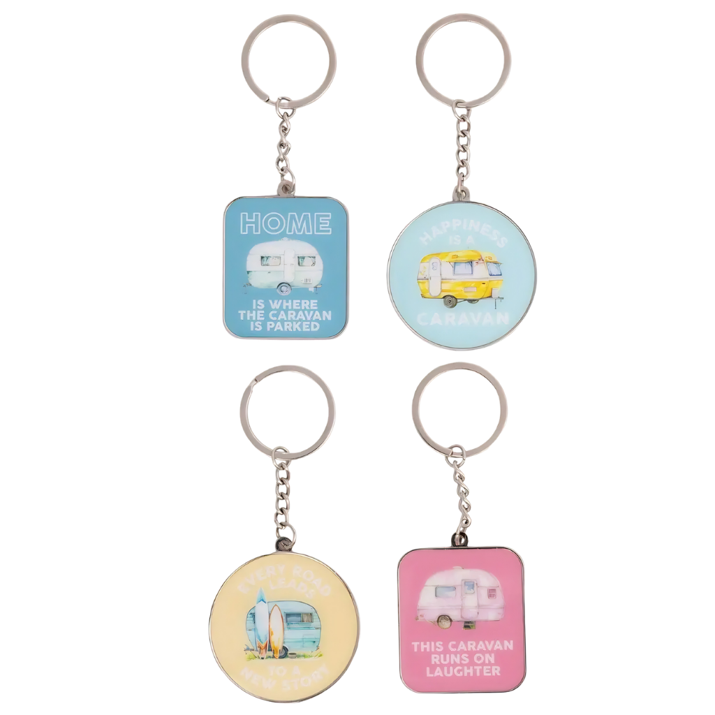 Caravan Home Keychain