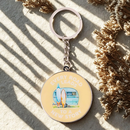 Caravan Story Keychain