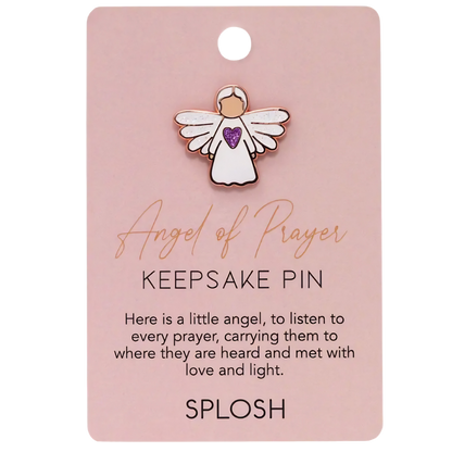 Keepsake Pin - Angel Of Prayer