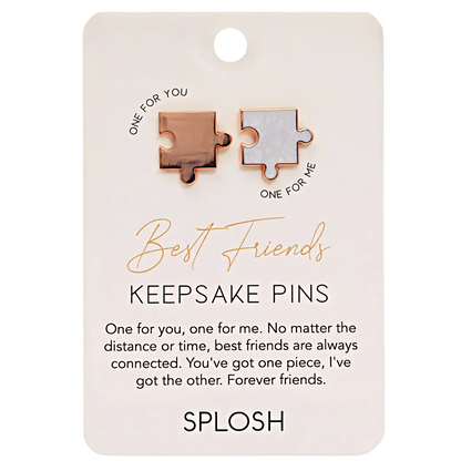 Keepsake Pins - Forever Connected Best Friends