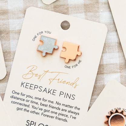 Keepsake Pins - Forever Connected Best Friends