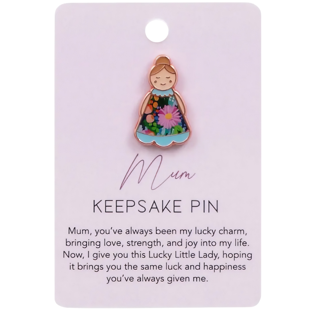 Lucky Little Ladies Mum Keepsake Pin